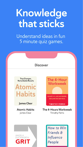 Android application Poko – Book Quizzes screenshort