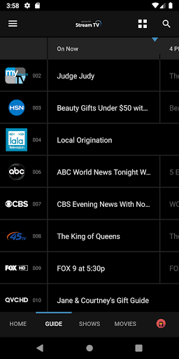 Gardonville Stream TV Screen 2