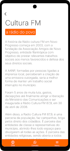 Rádio Cultura 87.9 FM Screen 2