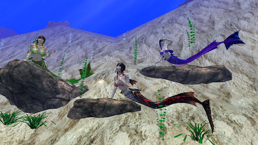 Screenshot 4 Queen Mermaid Sea Game Sims 3D android