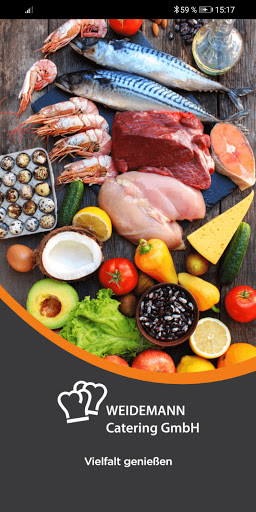 Android application WEIDEMANN Catering screenshort