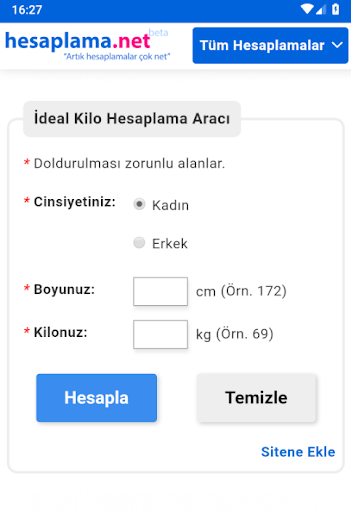 Hesaplama.NET Screen 3