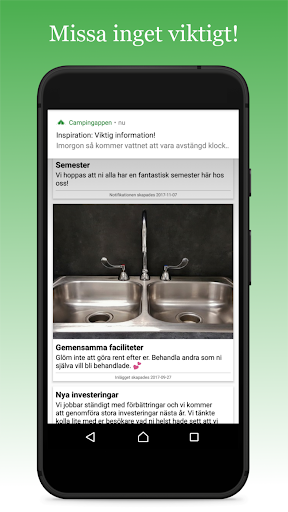 Android application Campingappen screenshort