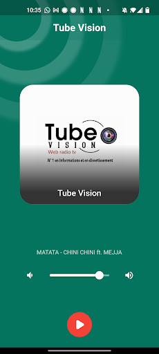 Android application Tube Vision Radio screenshort