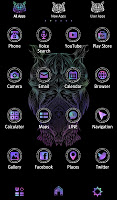 screenshot of Galaxy Owl Theme +HOME
