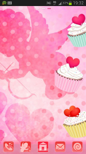 Cupcake Theme GO Launcher EX Screen 3