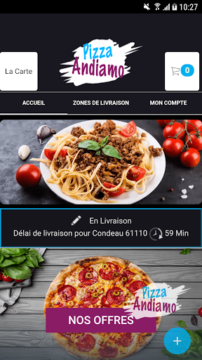 Andiamo Pizza Screen 2