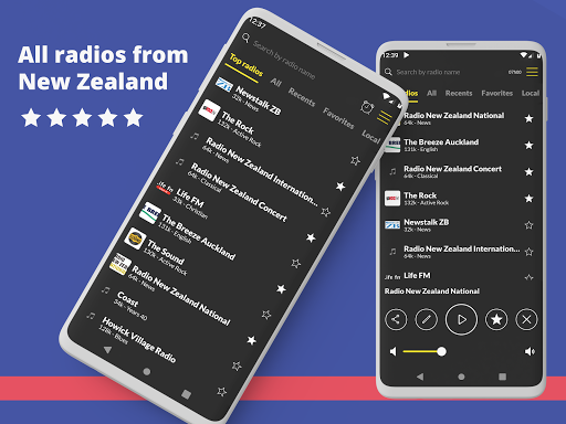 Android application Radio New Zealand: Live Radio screenshort