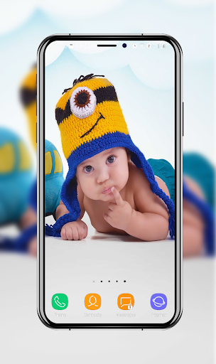 Android application Baby Wallpapers screenshort