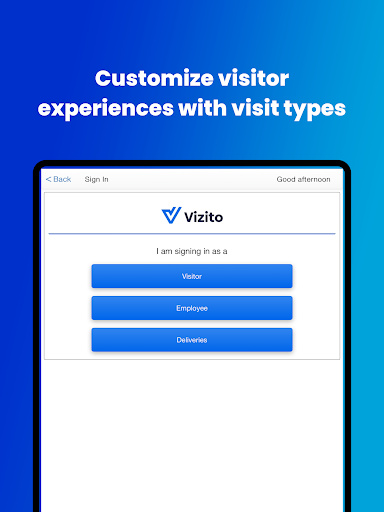 Vizito Screen 2