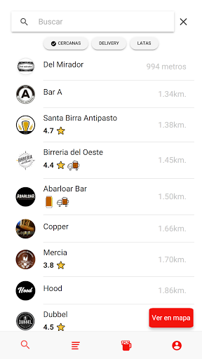 Android application Birramos - Cerveza Artesanal screenshort