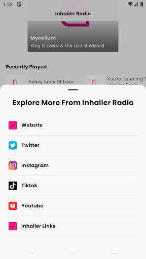 Inhailer Radio Screen 3