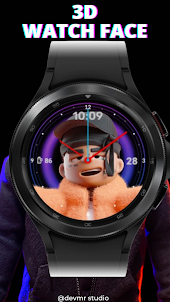 Cool 3D watch face