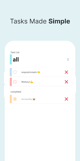 Android application ToDo Task - Simple Task List screenshort