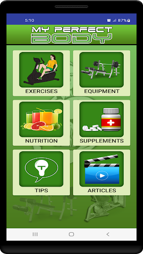 Android application Bodybuilding & Gym Workout App screenshort