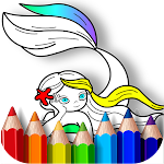 Cover Image of Download Mermaids Coloring Games : Drawing Coloring Book 1.11 APK