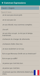 Common English French Expressions 1.0.5 APK screenshots 3