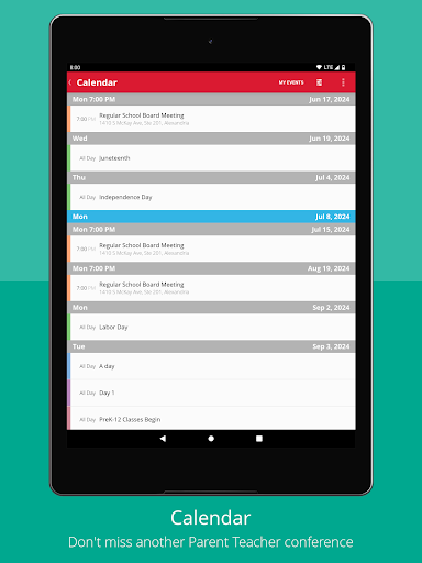 Android application Alexandria Public Schools screenshort