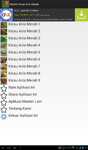 Master Kicau Anis Merah Screen 3