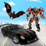 Cover Image of Download Flying Bat Robot Car Transforming Robot Games 1.0.1 APK