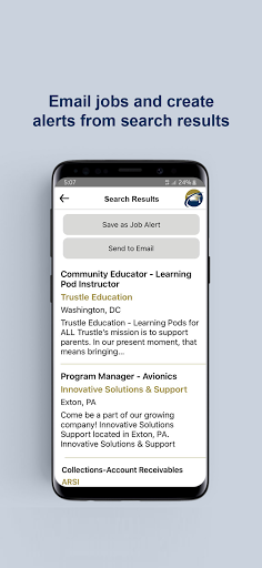 Entry Level Jobs - CollegeGrad Screen 3