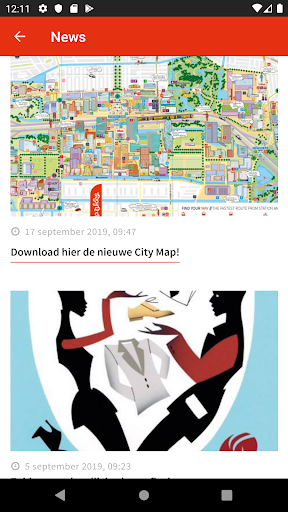 Android application Zuidas screenshort
