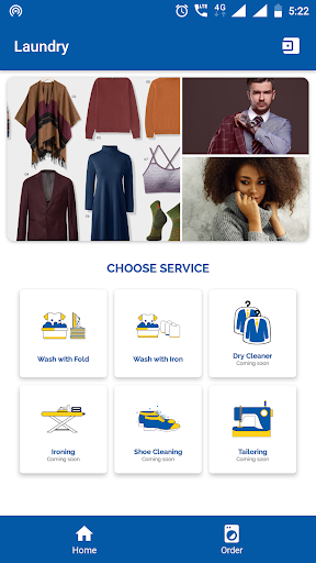 Android application LaundryHome - Top Rate Laundri screenshort