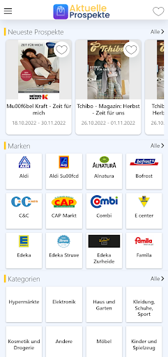Android application Aktuelle Prospekte Deutschland screenshort