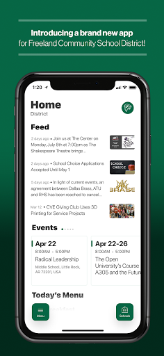 Android application Freeland Community Schools screenshort