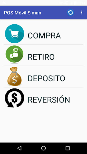 Android application POS Móvil Siman 2 screenshort