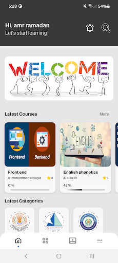 Our Course Screen 3