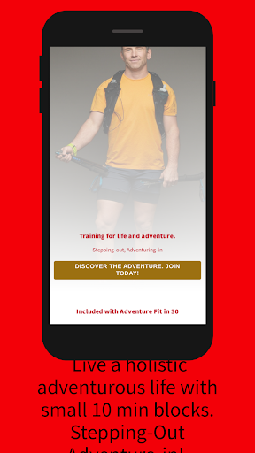 Android application Adventure Fit screenshort