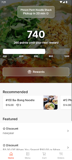 Android application Phnom Penh Noodle Shack screenshort