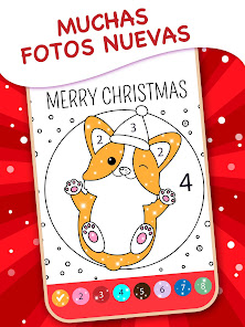 Screenshot 12 Libro de colorear de Navidad p android