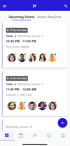 Android application MeetingFull screenshort