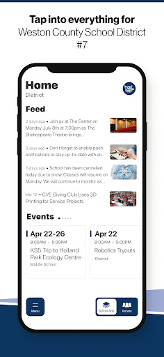 Android application Upton Wyoming Schools screenshort