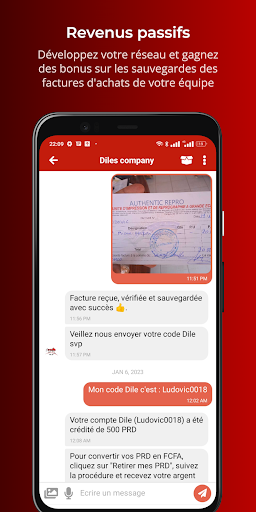 Dile: Business & Social Market Screen 3