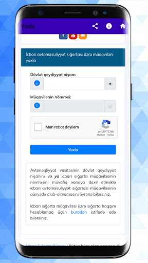Yoxla - Cərimə, Borc, Sığorta, Screen 3