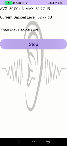Sound Meter (Noise Control) Screen 2