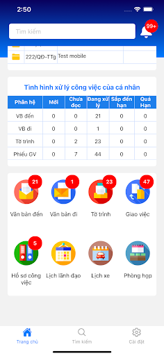 Quản lý văn bản UBCKNN Screen 3