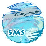 Blue pirate S.M.S. Skin icon