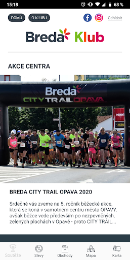 Android application Breda Klub screenshort