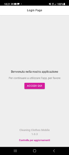 Android application CleanIT Pannetti screenshort