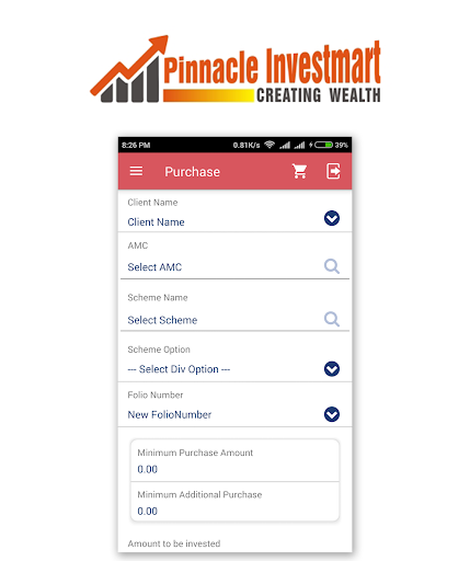 Android application Pinnacle Investmart screenshort