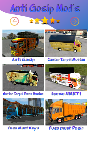 Mod BUSSID Truck Canter Anti Gosip Apk v1.5 (Full) Gallery 2