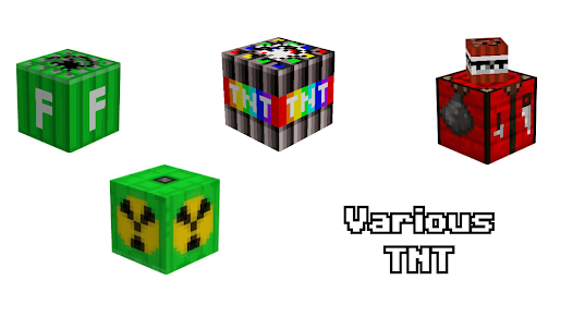 TNT mod for Minecraft PE