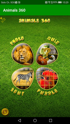 Android application Animals 360 screenshort