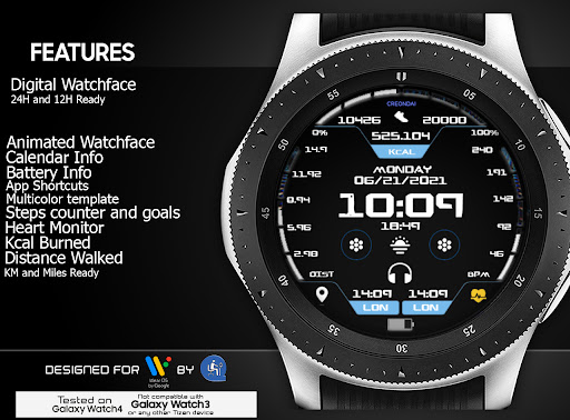 Android application C02 - Future Sports Wear OS screenshort