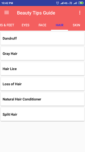 Beauty Tips Guide Screen 2