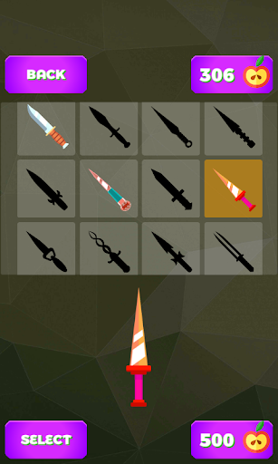 Knife shooter Hits target